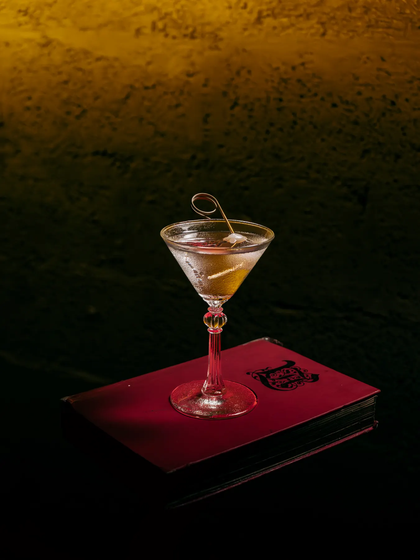 Martini sobre la carta de Trama